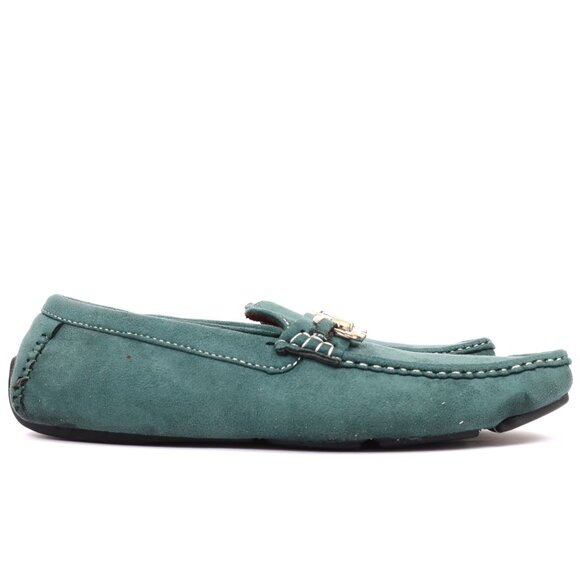 Amali Green Faux Leather Horsebit Slip On Driving Loafers Shoes Men\'s Size 9